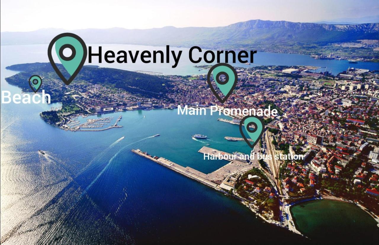Apartamento Heavenly Corner Split Exterior foto